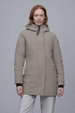 Chamarras Canada Goose Mujer Mexico - Victoria Abrigos Beige GZ4631782